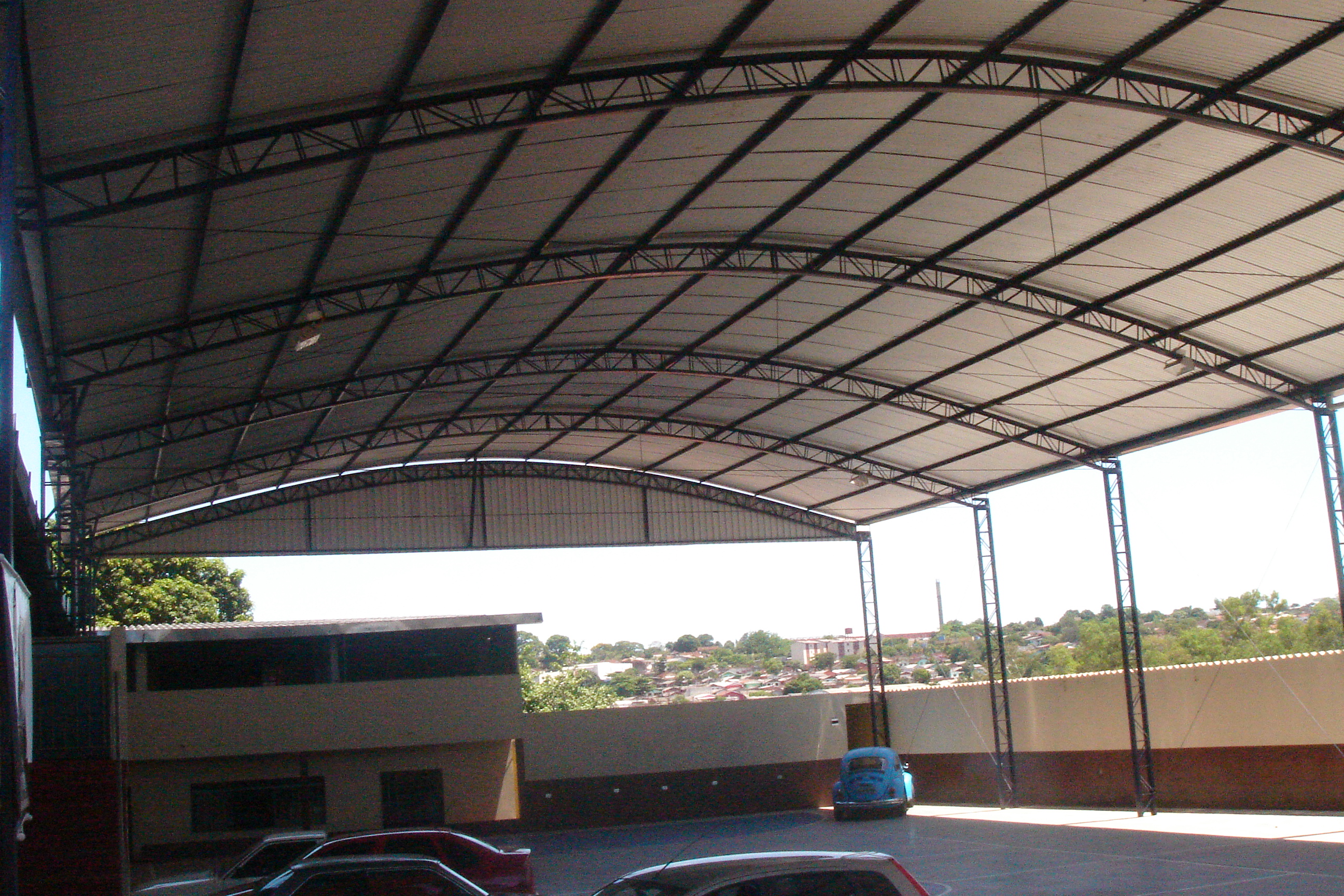 Quadra Poliesportiva construída pela Galpão Mundial